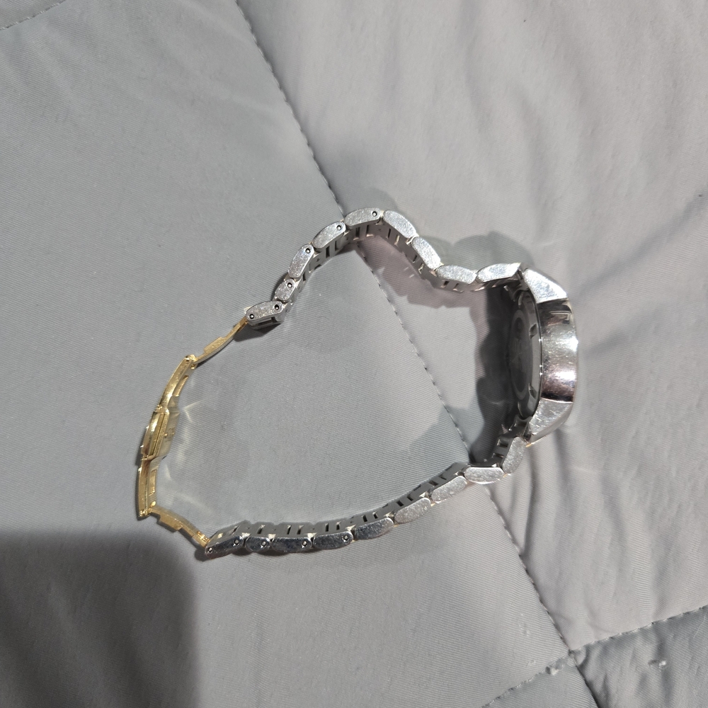 Movado Silver and Gold Women's Watch - Picture 6 of 8